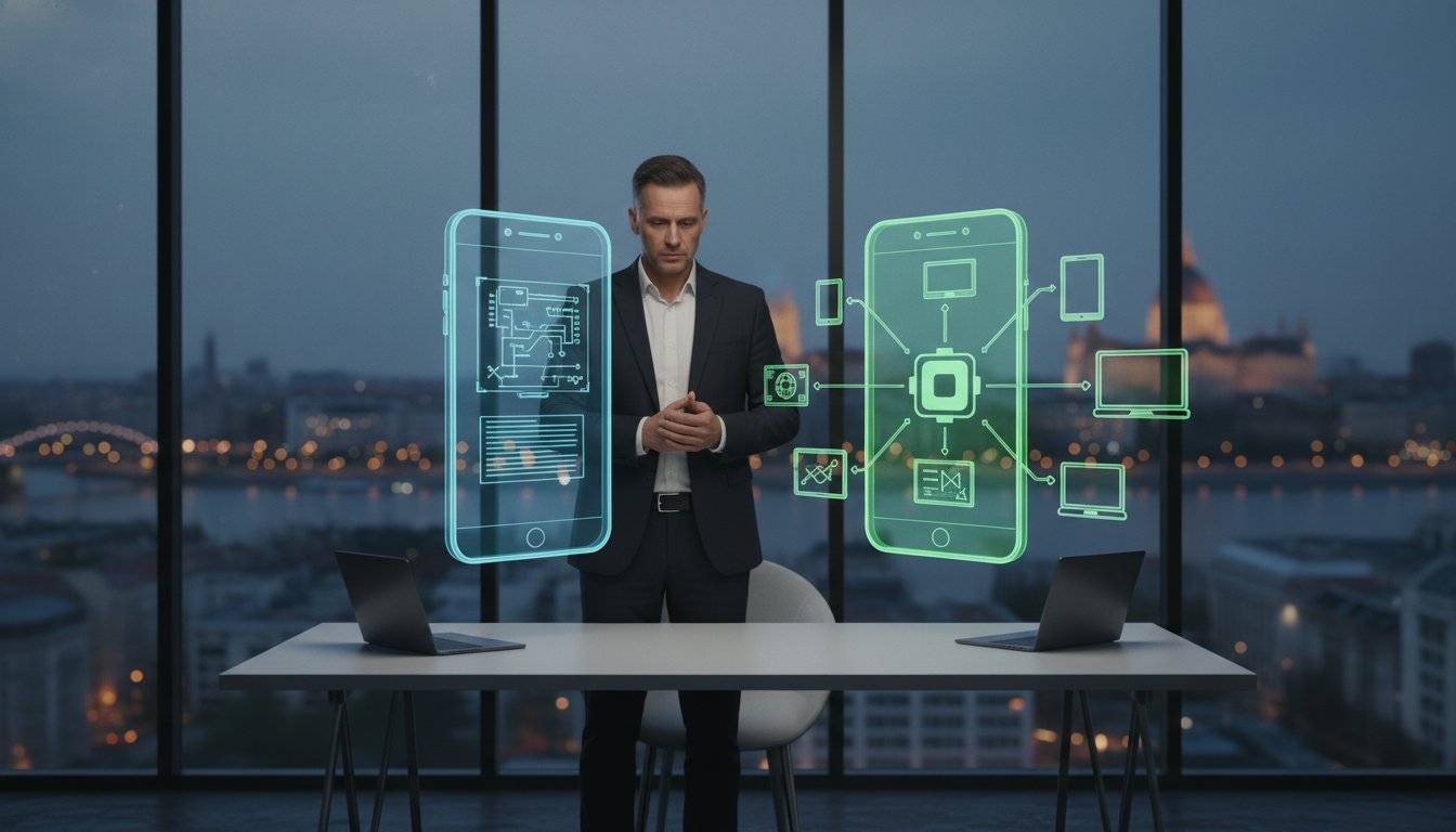 Natív vs. Hibrid Alkalmazás: Melyiket válassza cége 2026-ban?