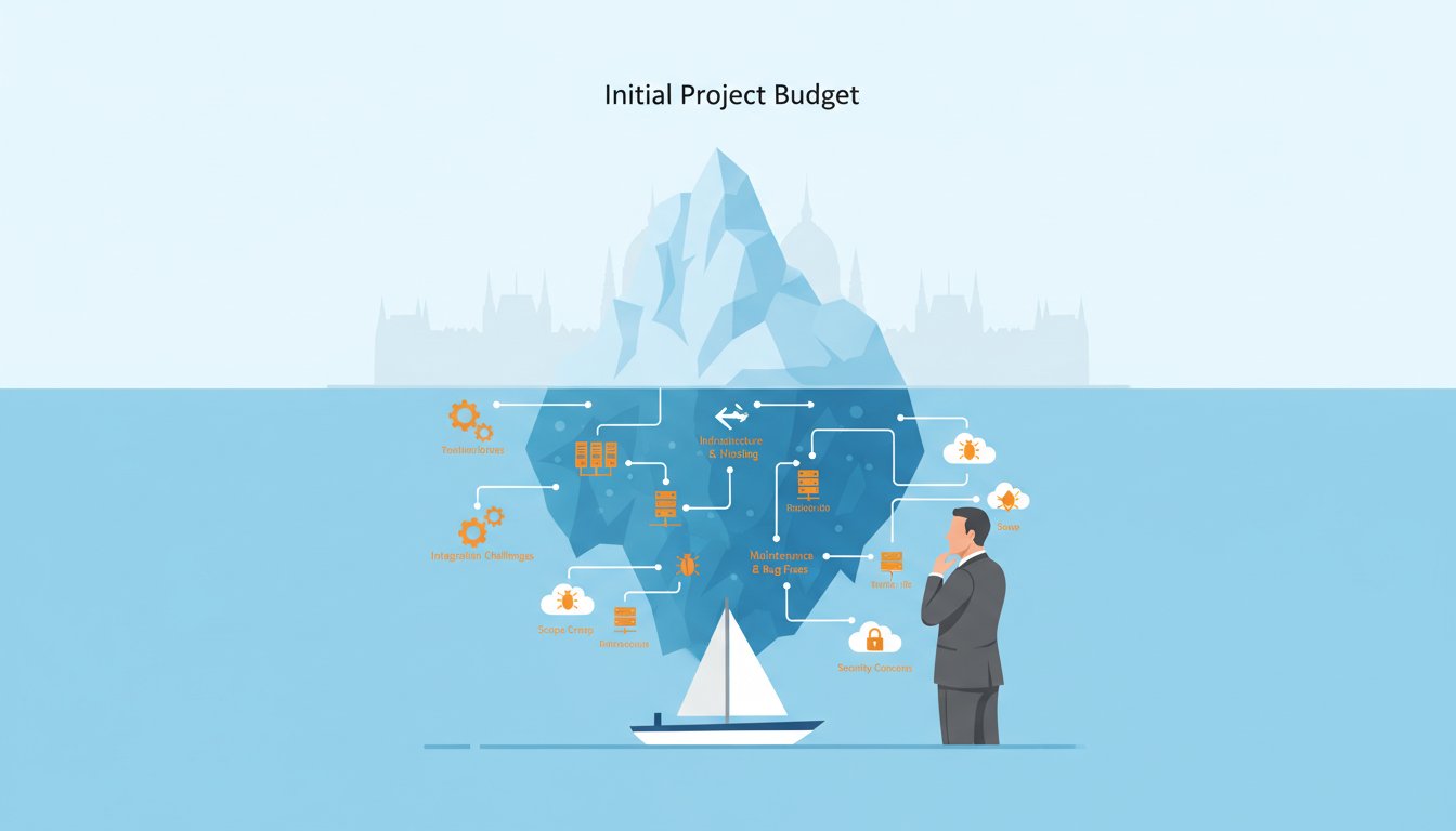 Szoftverfejlesztés rejtett költségei: Mire készüljön egy cégvezető 2026-ban?